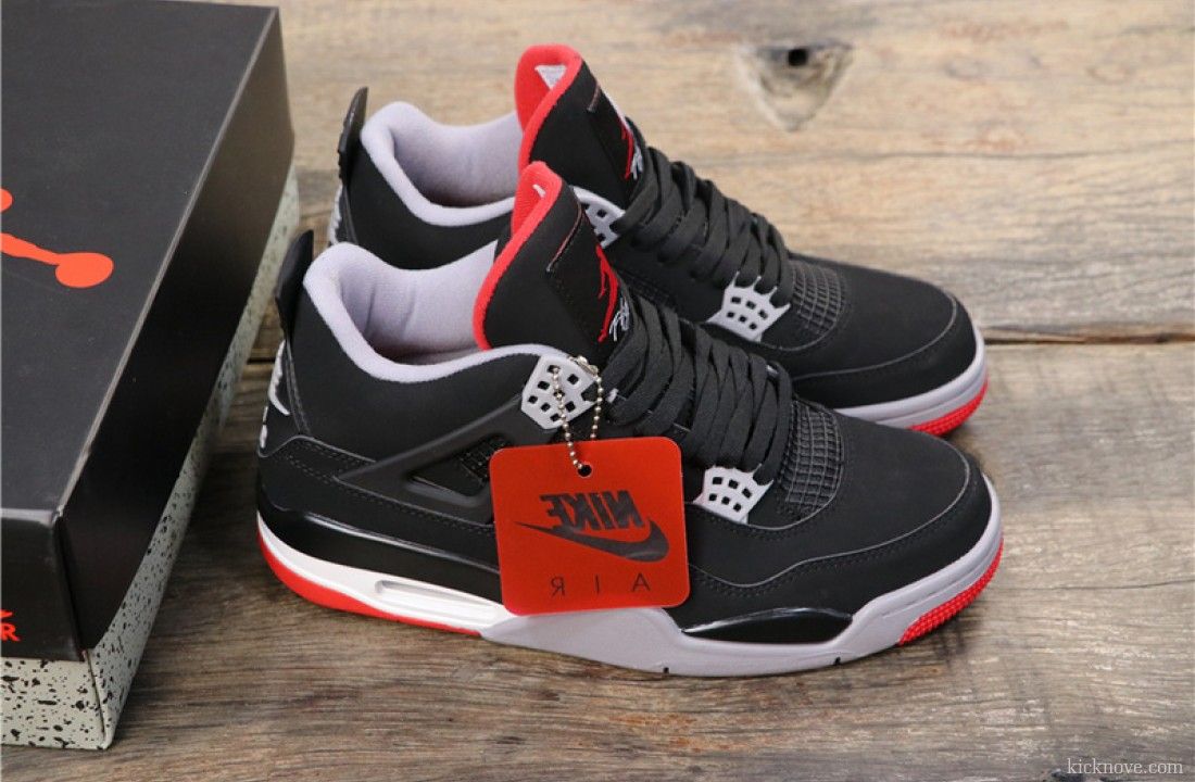 Air Jordan 4 Retro Bred 2019 Release Mens - 308497-060